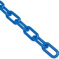 Global Industrial Plastic Chain Barrier, 1-1/2x50'L, Blue 954112BL